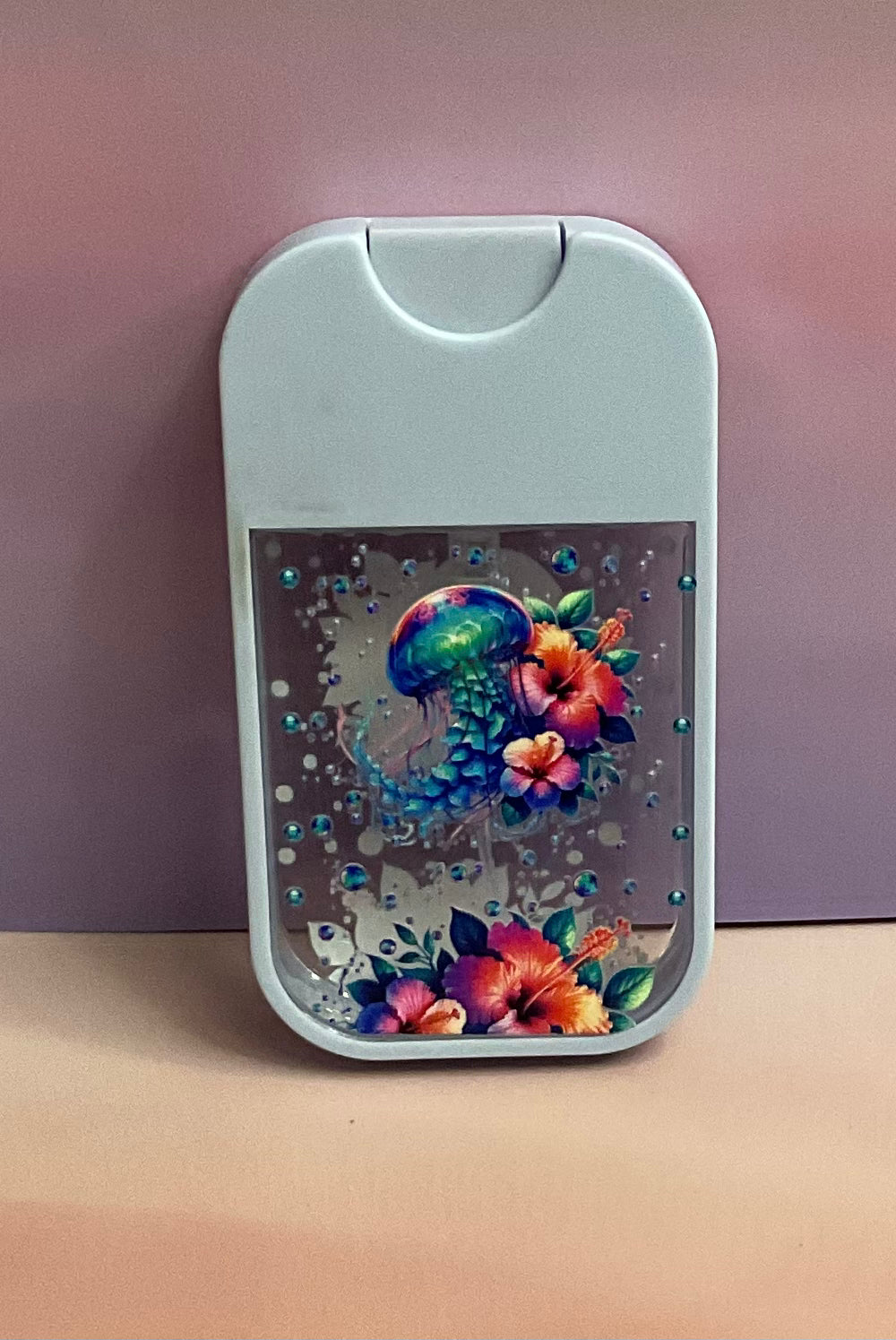 Jellyfish Floral Design Mini Spray Bottle