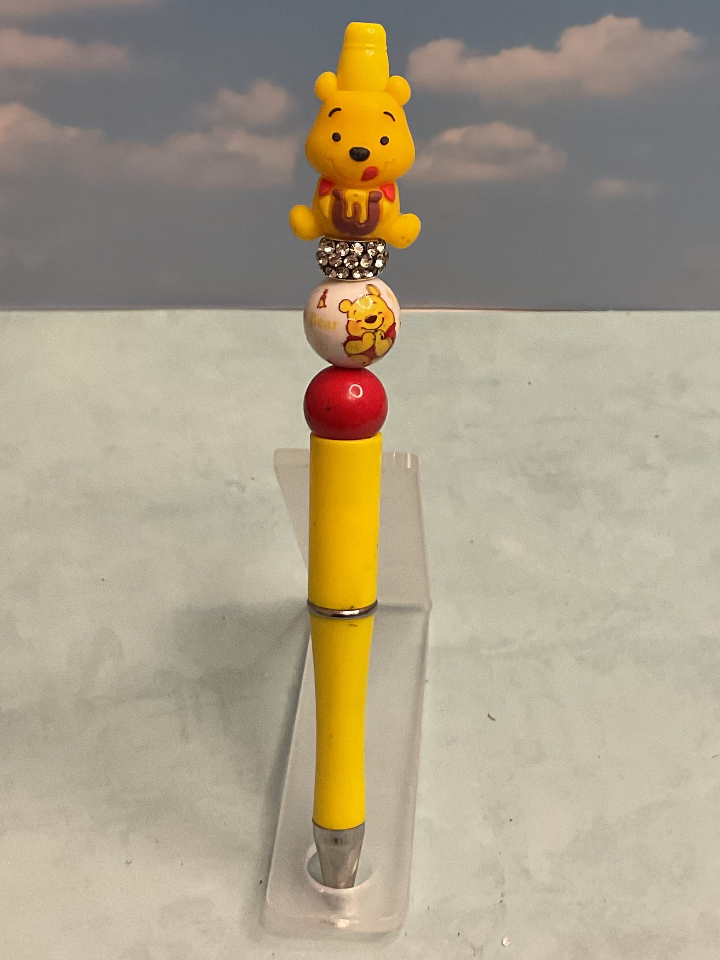 Disney Winnie the Pooh Collectible Ballpoint Pen Yellow