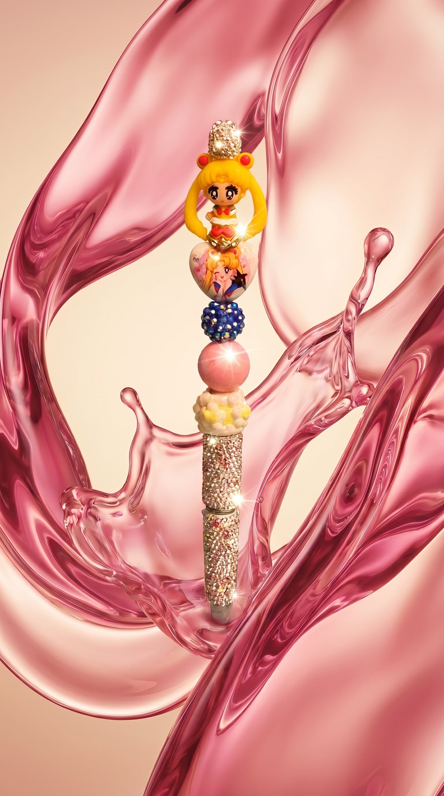 Collectible Animation-Themed Multicolor Pen with Character Topper